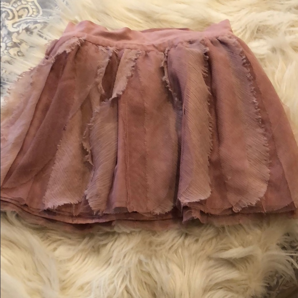Girls pink skirt